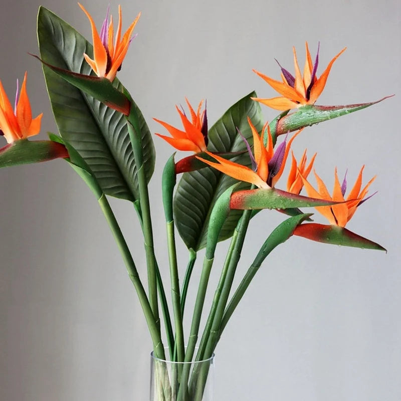 Artificial Strelitzia Stem - Birds of Paradise - 87cm