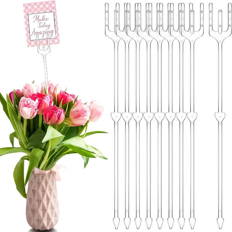 Plastic Floral Card Holders - X75