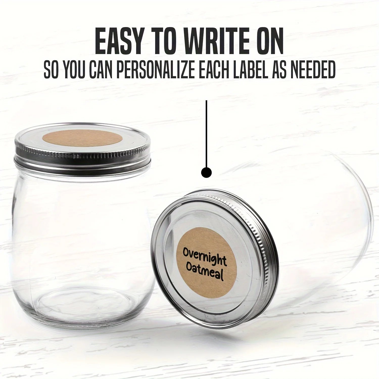 Self Adhesive Paper Labels - 2.5cm