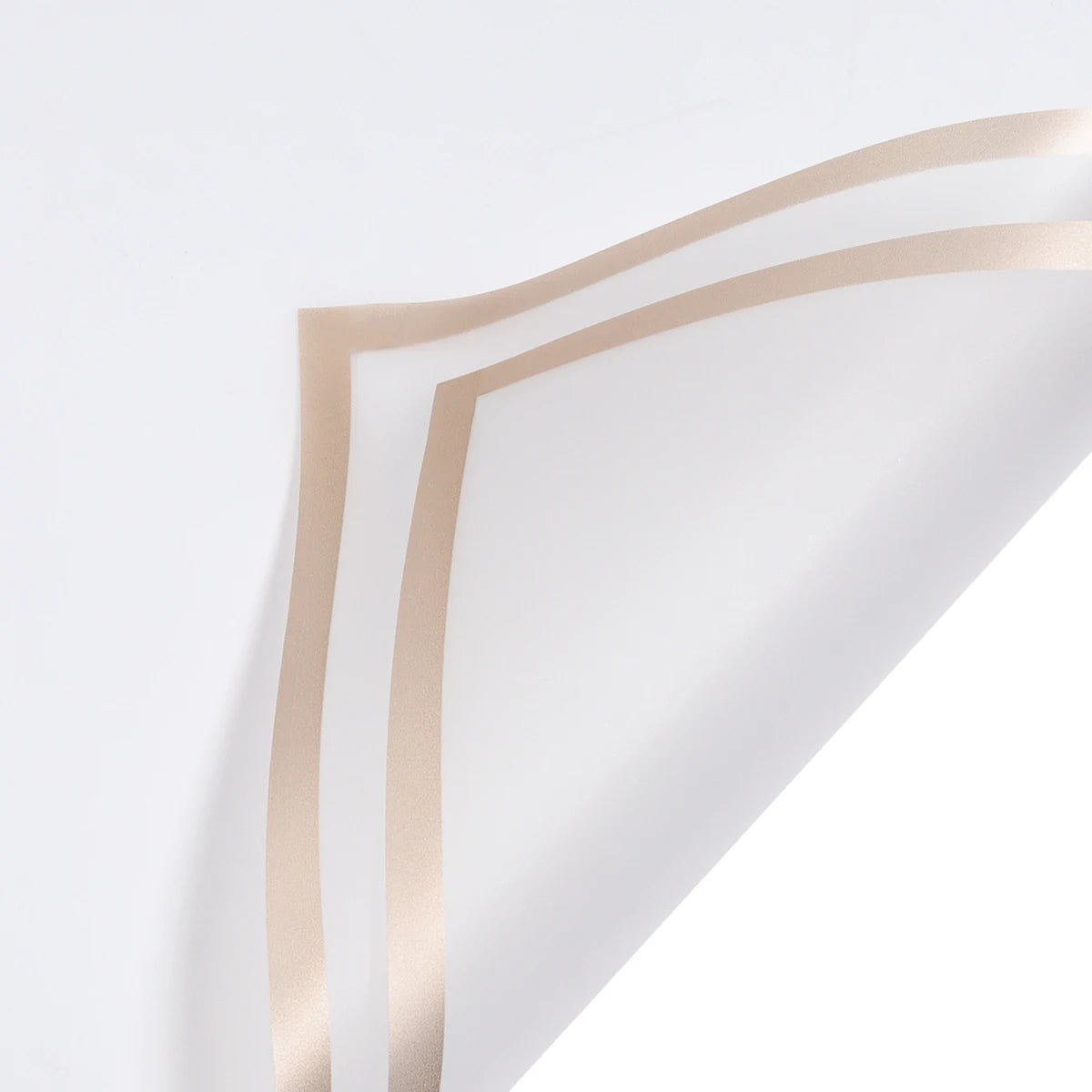 Waterproof Wrapping Paper With Golden Border - x20 Sheets