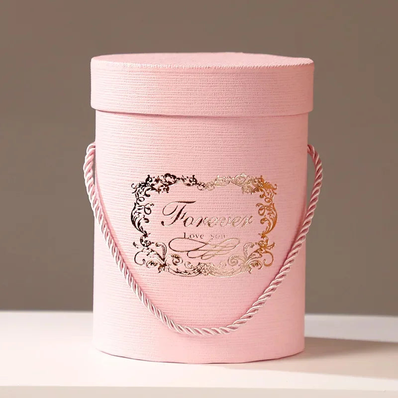 Luxury Round Flower Box - Small & Large Sizes x1