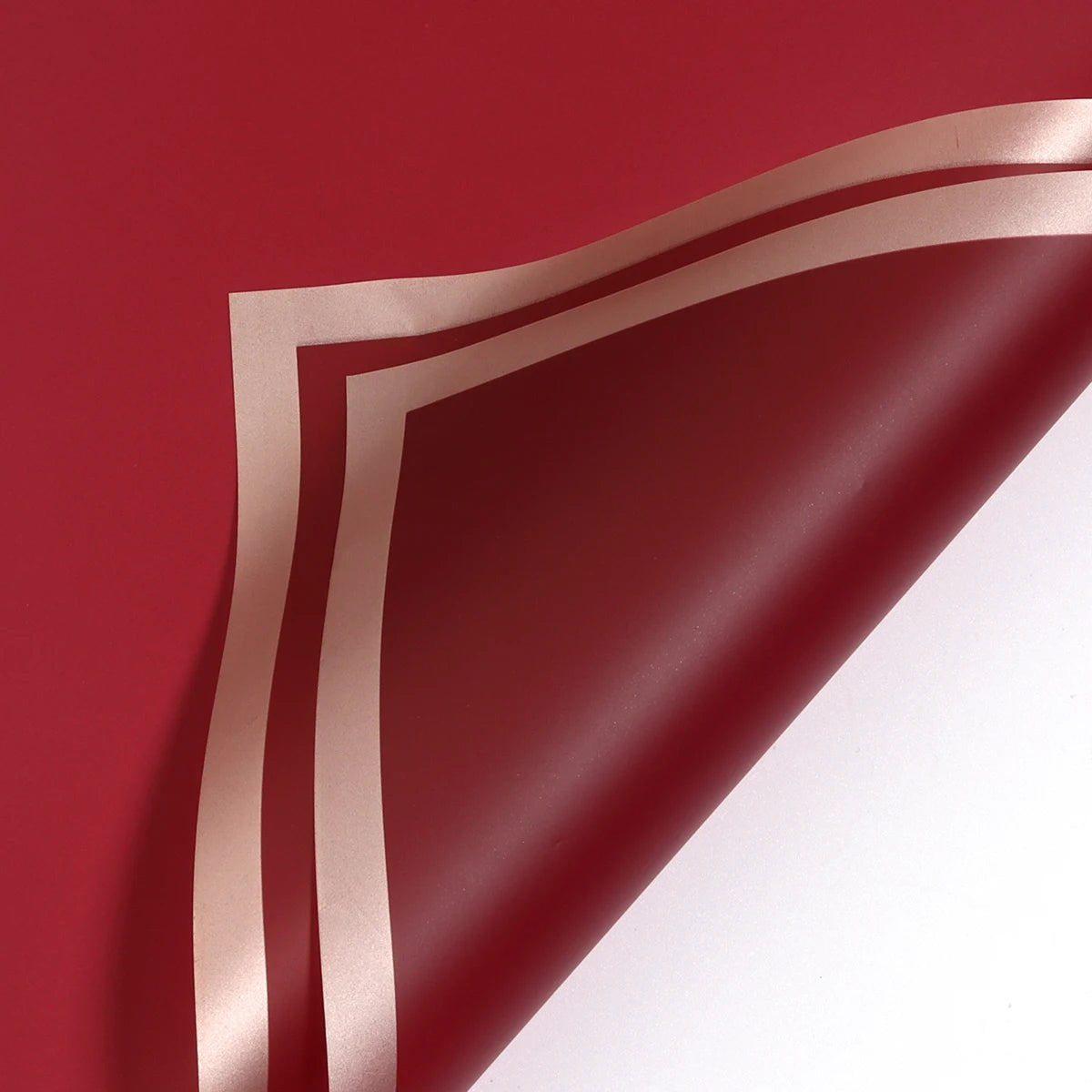 Waterproof Wrapping Paper With Golden Border - x20 Sheets
