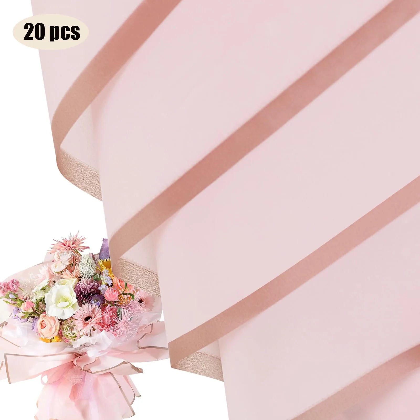 Waterproof Flower Sheets - Modern Colours - x20