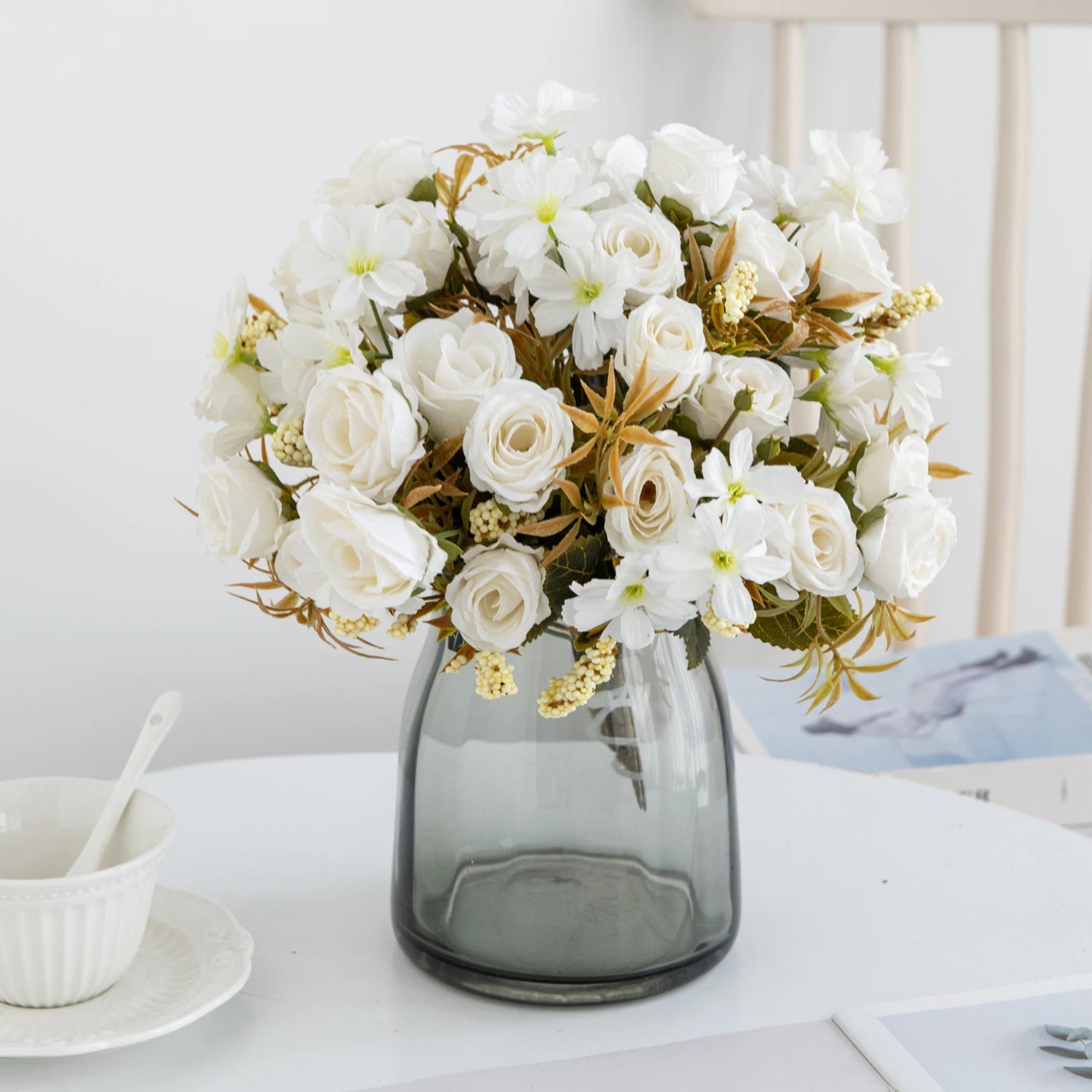 Artificial Flowers - Silk Spray Rose Bouquets